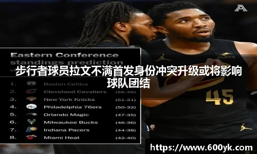 步行者球员拉文不满首发身份冲突升级或将影响球队团结