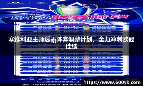 塞维利亚主帅透露阵容调整计划，全力冲刺欧冠佳绩